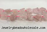 CNG3560 15.5 inches 18*20mm - 25*30mm nuggets rough rose quartz beads