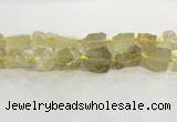 CNG3562 15.5 inches 18*20mm - 25*30mm nuggets rough lemon quartz beads