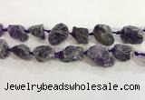 CNG3566 15.5 inches 18*20mm - 25*30mm nuggets rough amethyst beads