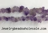 CNG3580 8*12mm - 15*28mm faceted nuggets lavender amethyst beads