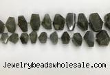 CNG3590 10*16mm - 15*30mm faceted nuggets labradorite beads