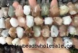 CNG3604 15.5 inches 13*20mm - 15*24mm faceted nuggets morganite beads