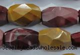 CNG371 15.5 inches 20*25mm faceted nuggets mookaite beads