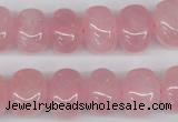 CNG41 15.5 inches 11*15mm nuggets rose quartz gemstone beads