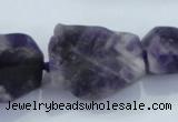 CNG435 15.5 inches 15*20mm – 20*32mm nuggets amethyst beads