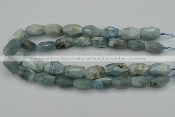 CNG5068 15.5 inches 13*20mm - 15*25mm faceted nuggets aquamarine beads