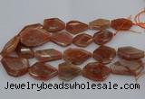 CNG5083 15.5 inches 20*30mm - 25*45mm freeform sunstone beads