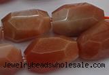 CNG5091 15.5 inches 13*18mm - 15*25mm faceted nuggets sunstone beads