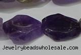 CNG5104 15.5 inches 14*20mm - 18*25mm freeform amethyst beads