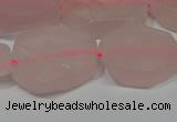 CNG5114 15.5 inches 14*20mm - 18*25mm freeform matte rose quartz beads