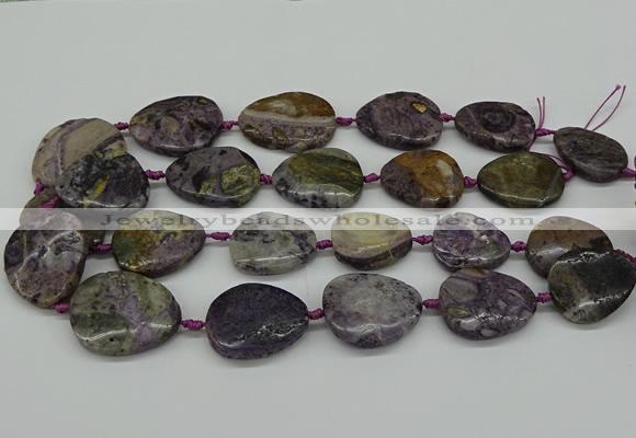 CNG5157 15.5 inches 16*22mm - 30*35mm freeform charoite beads