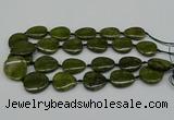 CNG5167 15.5 inches 16*22mm - 30*35mm freeform green gemstone beads