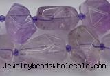 CNG5234 15.5 inches 13*18mm - 18*25mm faceted nuggets amethyst beads