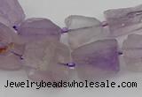 CNG5242 15.5 inches 8*12mm - 15*25mm nuggets amethyst beads