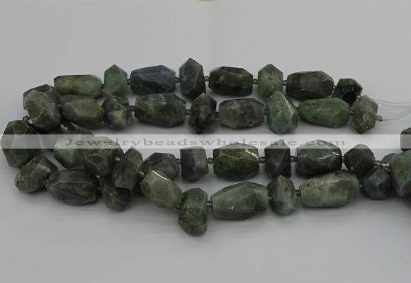 CNG5280 15.5 inches 12*16mm - 18*25mm faceted nuggets labradorite beads