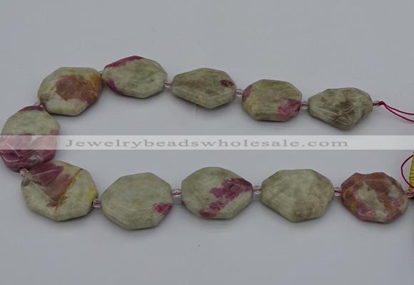 CNG5312 15.5 inches 20*30mm - 35*45mm freeform tourmaline beads