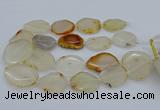 CNG5363 15.5 inches 20*30mm - 35*45mm faceted freeform agate beads