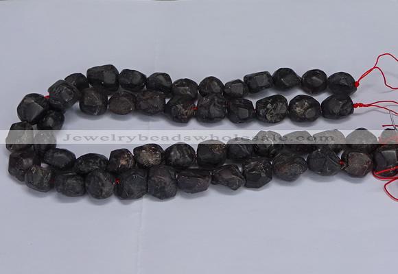 CNG5535 15.5 inches 10*14mm - 12*16mm nuggets garnet beads