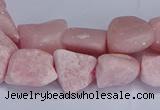 CNG5536 15.5 inches 10*14mm - 12*16mm nuggets Chinese pink opal beads