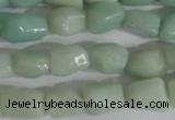 CNG554 15.5 inches 6*8mm nuggets amazonite gemstone beads