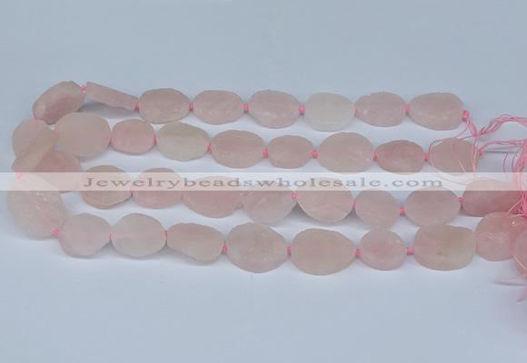 CNG5560 15.5 inches 12*16mm - 18*22mm freeform rose quartz beads