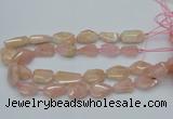 CNG5590 15.5 inches 15*20mm - 22*30mm faceted freeform morganite beads