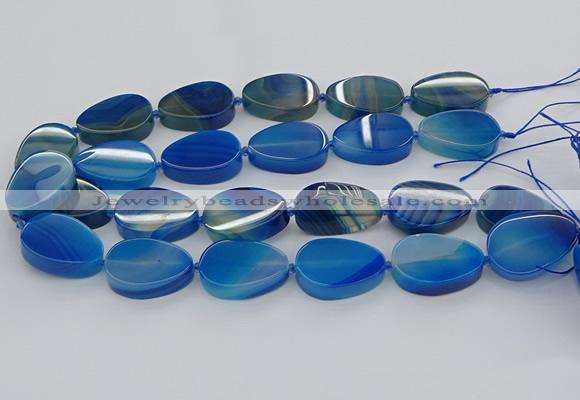 CNG5665 15.5 inches 22*30mm freeform agate gemstone beads