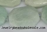 CNG5691 15.5 inches 20*30mm - 35*45mm faceted freeform amazonite beads