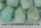 CNG5692 15.5 inches 12*16mm - 15*20mm faceted nuggets amazonite beads