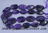 CNG5715 15.5 inches 25*35mm - 30*40mm faceted freeform charoite beads