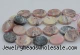 CNG5747 15.5 inches 25*35mm - 30*40mm freeform pink opal beads