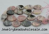 CNG5748 15.5 inches 25*35mm - 30*40mm freeform pink opal beads