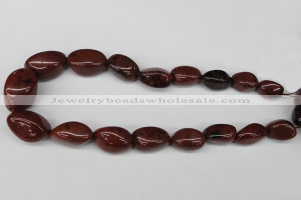 CNG58 15.5 inches 12*18mm - 20*35mm nuggets brecciated jasper beads