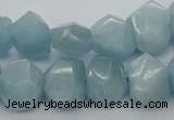 CNG5830 15.5 inches 12*16mm - 13*18mm faceted nuggets aquamarine beads