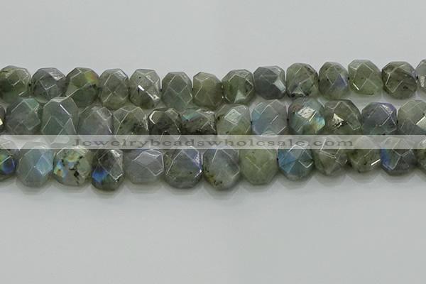 CNG5874 15.5 inches 8*12mm - 12*16mm faceted freeform labradorite beads