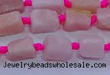 CNG5913 15.5 inches 4*6mm - 6*10mm nuggets rough pink opal beads