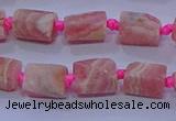 CNG5914 15.5 inches 4*6mm - 6*10mm nuggets rough rhodochrosite beads