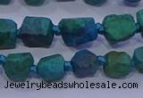 CNG5917 15.5 inches 4*6mm - 6*10mm nuggets rough chrysocolla beads