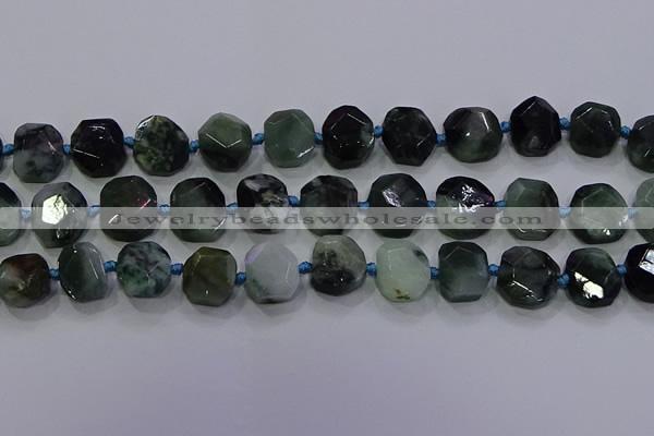 CNG5936 10*12mm - 10*14mm faceted freeform jade beads