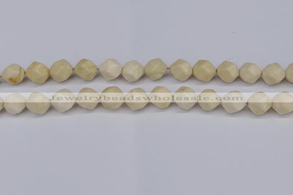 CNG6049 15.5 inches 12mm faceted nuggets jasper beads