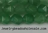 CNG6101 15.5 inches 8mm faceted nuggets green aventurine beads