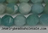 CNG6175 15.5 inches 10mm faceted nuggets amazonite gemstone beads