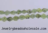 CNG6330 14*18mm - 16*22mm freeform green rutilated quartz beads