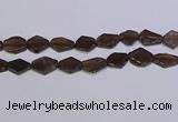 CNG6332 15.5 inches 14*18mm - 16*22mm freeform smoky quartz beads