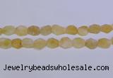 CNG6355 15.5 inches 14*18mm - 16*22mm freeform matte citrine beads