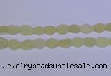 CNG6356 15.5 inches 14*18mm - 16*22mm freeform matte lemon quartz beads