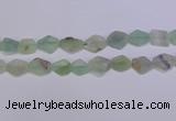 CNG6361 15.5 inches 14*18mm - 16*22mm freeform matte fluorite beads