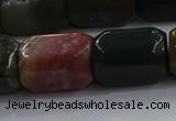 CNG6412 15.5 inches 15*20mm faceted nuggets moss agate beads