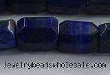 CNG6431 15.5 inches 15*20mm faceted nuggets lapis lazuli beads