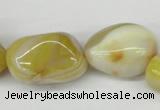 CNG65 15.5 inches 10*15mm - 20*30mm nuggets agate gemstone beads